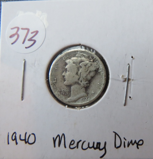 1940- Mercury Dime