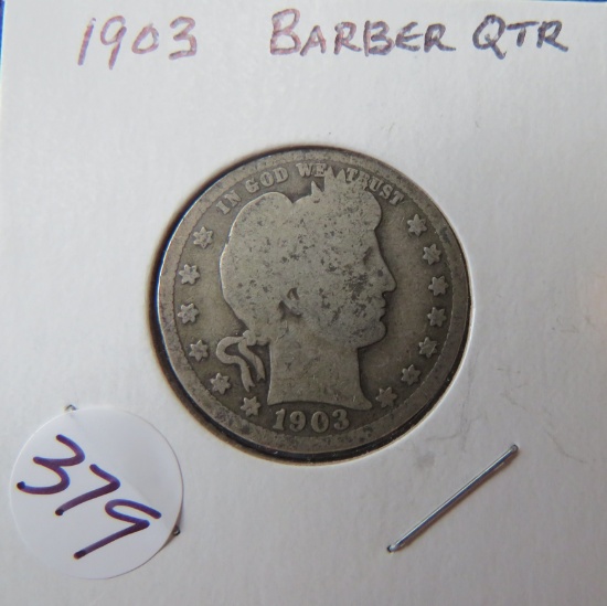 1903- Barber Quarter