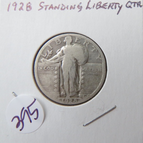 1928- Standing Liberty Quarter