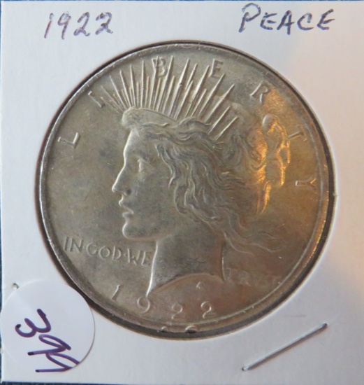 1922- Peace Dollar