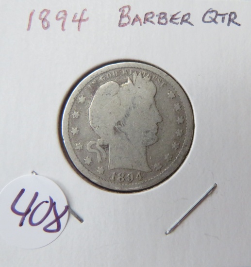 1894- Barber Quarter