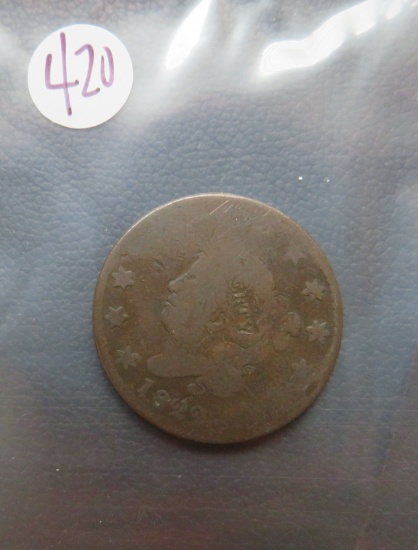 1822- Once Cent Coin