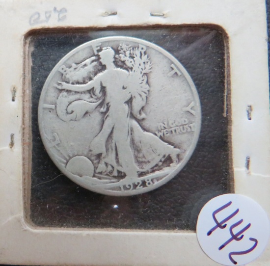 1928- Walking Liberty Half Dollar