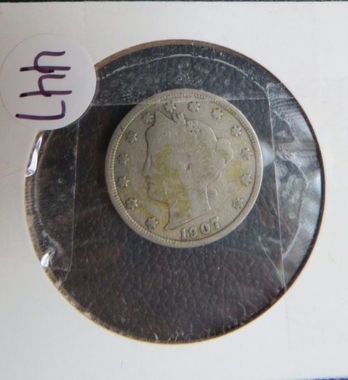 1907- "V" Nickel