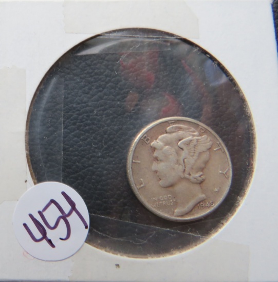 1945- Mercury Dime