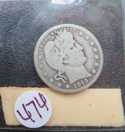 1913 Quarter