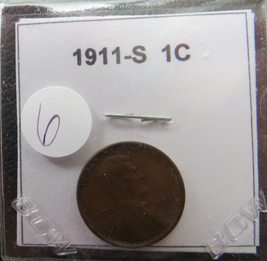 1911-S Lincoln Cent