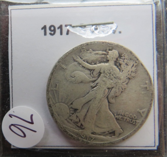 1917-S Rev. Walking Liberty 50 cent