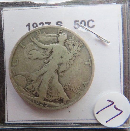 1927-S Walking Liberty 50 cent