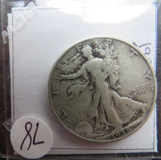 1938-D Walking Liberty 50 cent