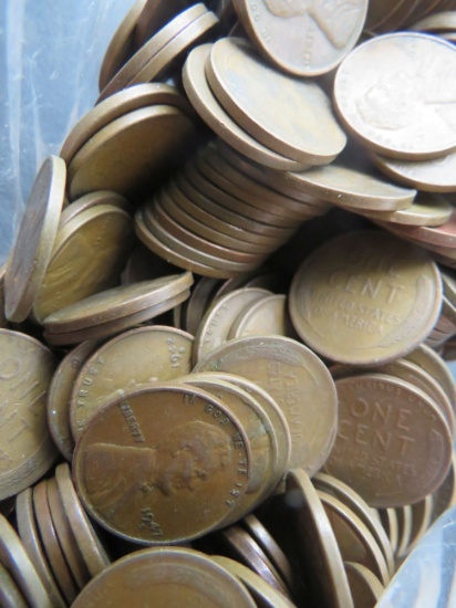 (300)- "S" Mint Wheat Head Cents