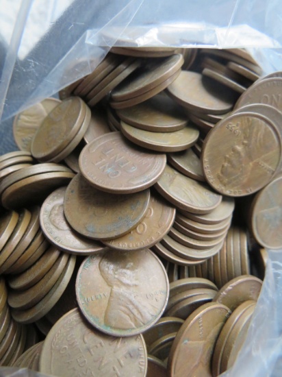(300)- "S" Mint Wheat Head Cents
