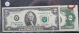 1953, 1976- US Two Dollar