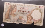 1940- France 100 Francs Note