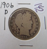 1906-D Barber Half Dollar
