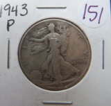 1943-P Walking Liberty Half Dollar