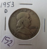 1953- Franklin Half Dollar