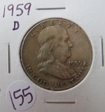 1959-D Franklin half Dollar