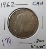 1962- Canada Silver Half Dollar