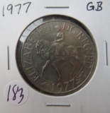 1977- Queen Elizabeth 25th Anniversary Coin