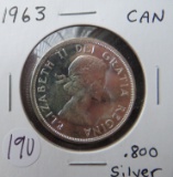 1963- Canada Silver Half Dollar