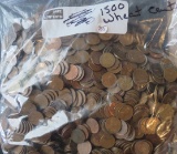 (1500) Wheat Cents