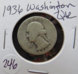1936- Washington quarter