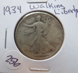 1934- Walking Liberty Half
