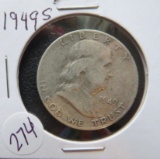 1952- Franklin Half Dollar