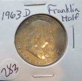 1963-D Franklin Half Dollar