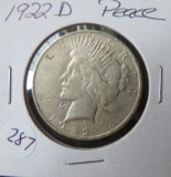 1922-D Peace Dollar