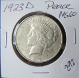 1923-D Peace Dollar