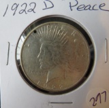1922-D Peace Dollar