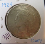 1924- Peace Dollar