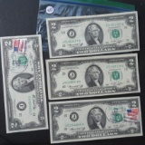 (4) 1976- 2 dollar bills