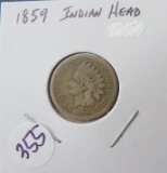 1859- Indian Head cent