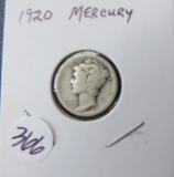 1920- Mercury Dime