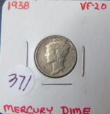 1938-Mercury Dime