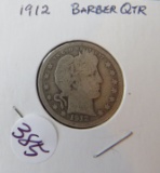 1912- Barber Quarter