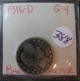 1916-D Barber Quarter