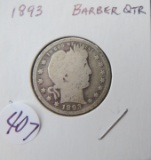 1893- Barber Quarter