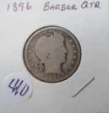 1896- Barber Quarter