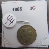 1865- Three Cent Coin