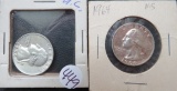 1959, 1964 Washington Quarter