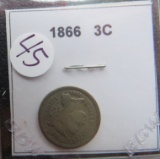 1866- Three Cent Coin
