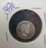 1899- Barber Dime