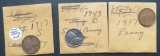 1917S, 1943D, 1917 Cents
