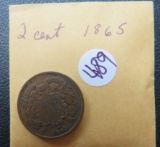 1865 2 cent piece
