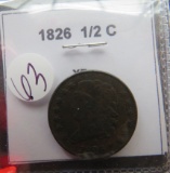 1826- 1/2 Cent