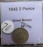 1942- GB Silver 3 Pence
